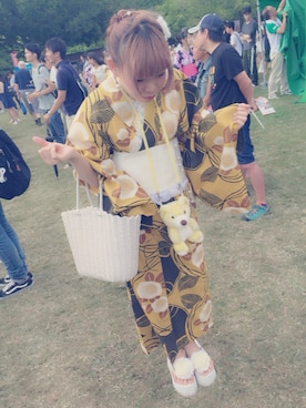 「SPINNS（スピンズ）のアイテム（シューズ）」を使った、yuriさん（レディース・158cm）の冬コーディネート