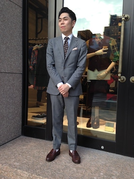 「united arrows」｜「アイテム（セットアップ）」を使った、uataipei_Chrisさん（メンズ・169cm）の春コーディネート