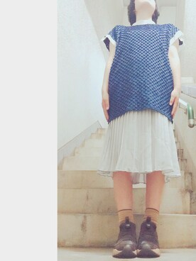 「INSTA PUMP FURY」｜とみさかさん（レディース・160cm）の夏コーディネート