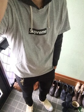 「ALTERNATIVE APPAREL（オルタナティブアパレル）のアイテム」を使った、2no38さん（メンズ・183cm）の春コーディネート