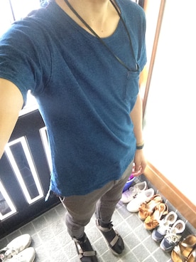 「SASQUATCHfabrix.（サスクワァッチファブリックス）のアイテム（レッグウェア）」を使った、2no38さん（メンズ・183cm）の夏コーディネート
