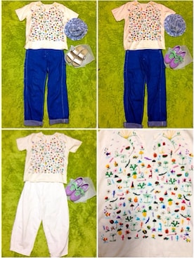 「KEY（キイ）のアイテム（トップス）」を使った、けんさん（レディース・160cm）の春コーディネート