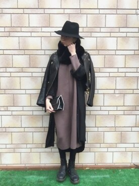 623.kさん（レディース・167cm）の冬コーディネート