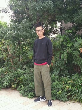 「BEAMS BOY（ビームスボーイ）のアイテム（パンツ）」を使った、Sun🌟Oさん（メンズ・168cm）の秋コーディネート