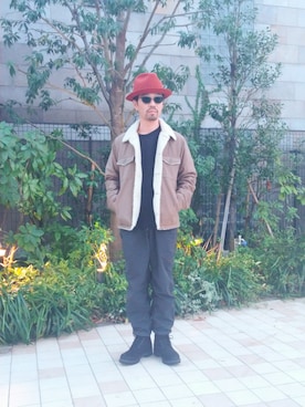 「BEAMS（ビームス）のアイテム（ブーツ）」を使った、Sun🌟Oさん（メンズ・168cm）の秋コーディネート