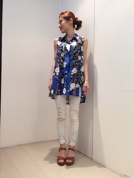 「ALDO（アルド）のアイテム」を使った、7crashさん（レディース・155cm）の夏コーディネート