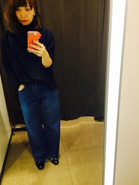 「お買い物」｜「アイテム（その他シューズ）」を使った、kaoriさん（レディース・152cm）の秋コーディネート