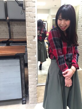 OKUDAさん（レディース・160cm）の冬コーディネート