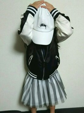 「子供カジュアル👧🏻💕」｜「アイテム（ジャケット/アウター）」を使った、muuu♡さん（レディース・150cm）の秋コーディネート