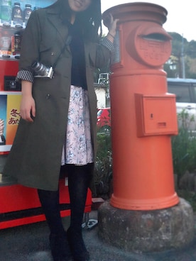 「JILL by JILL STUART（ジルバイジルスチュアート）のプリントスカート（スカート、ピンク系）」を使った、すあまさん（レディース・156cm）の春コーディネート