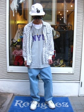 DJ OGANIKさん（メンズ・178cm）の秋コーディネート