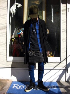 DJ OGANIKさん(メンズ・178cm)の秋コーディネート