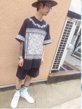 DJ OGANIKさんの（blackmeans | ブラックミーンズ）を使ったコーディネート