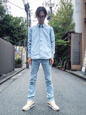 DJ OGANIKさん（メンズ・178cm）の秋コーディネート