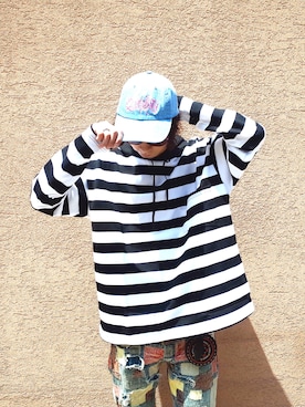 DJ OGANIKさん（メンズ・178cm）の夏コーディネート