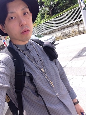 「pas de calais（パドカレ）のアイテム」を使った、kenchaさん（メンズ・170cm）の夏コーディネート