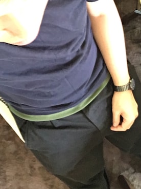「CABANE de ZUCCa（カバンドズッカ）のアイテム（アナログ腕時計）」を使った、kenchaさん（メンズ・170cm）の夏コーディネート