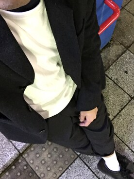 「pas de calais（パドカレ）のアイテム」を使った、kenchaさん（メンズ・170cm）の秋コーディネート