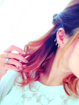 「アイテム（ピアス（片耳用））」を使った、ななやんさん（レディース・158cm・20代）の夏コーディネート