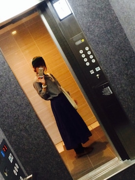 「宅飲み」｜まついさん（レディース・158cm）の秋コーディネート