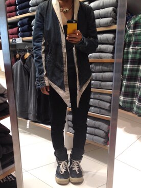 「Martin Margiela」｜「アイテム（デニムジャケット）」を使った、kazさん（メンズ・165cm）の秋コーディネート