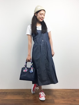 「Cherite by PRIME PATTERN（シェリエットバイプライムパターン）のアイテム」を使った、Ayaka.·˖*✩さん（レディース・160cm）の夏コーディネート