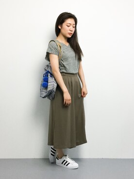 「VICKY（ビッキー）のアイテム（その他パンツ）」を使った、Ayaka.·˖*✩さん（レディース・160cm）の夏コーディネート