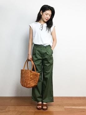 Ayaka.·˖*✩さん(レディース・160cm)の夏コーディネート