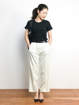 「Luz Llena (NEY)（ラズレナニー）のアイテム（トップス）」を使った、Ayaka.·˖*✩さん（レディース・160cm）の夏コーディネート