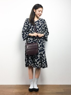 「179/WG（イチナナキュウダブルジー）のアイテム（シャツワンピース）」を使った、Ayaka.·˖*✩さん（レディース・160cm）の秋コーディネート