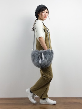 「MICOAMERI（ミコアメリ）のアイテム」を使った、Ayaka.·˖*✩さん（レディース・160cm）の秋コーディネート