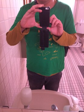 「Levi's（リーバイス）の519コーデュロイパンツ（その他パンツ、ブラック系）」を使った、Kimura Tomoakiさん（メンズ・182cm）の夏コーディネート