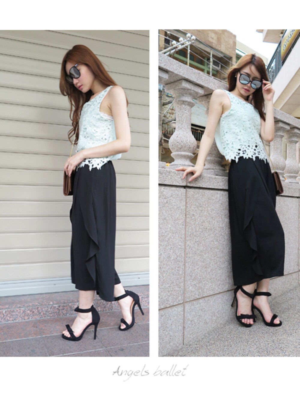 グリーン系のその他トップスを着用したレディースの夏コーディネートの1枚目の写真