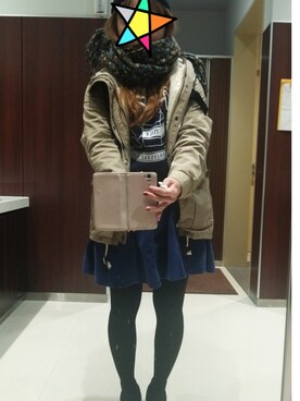 「GARDEN（ガーデン）のアイテム（ジャケット/アウター）」を使った、なつみさん（レディース・146cm）の秋コーディネート