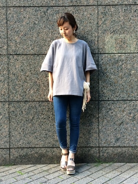 「Sheta（シータ）のアイテム」を使った、MURATA_157cmさん（レディース・157cm）の春コーディネート