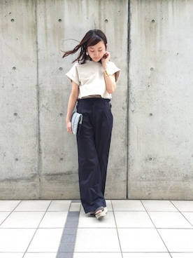 「Sheta（シータ）のアイテム」を使った、MURATA_157cmさん（レディース・157cm）の春コーディネート