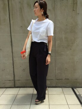 「Sheta（シータ）のアイテム」を使った、MURATA_157cmさん（レディース・157cm）の春コーディネート