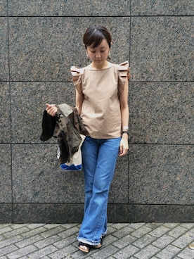 「Sheta（シータ）のアイテム」を使った、MURATA_157cmさん（レディース・157cm）の夏コーディネート