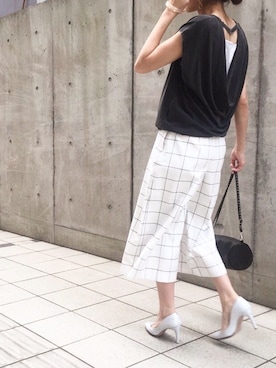 「Sheta（シータ）のアイテム」を使った、MURATA_157cmさん（レディース・157cm）の夏コーディネート