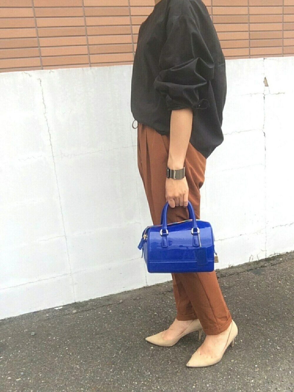 Furla Candy Mini Bauletto ハンドバッグ 