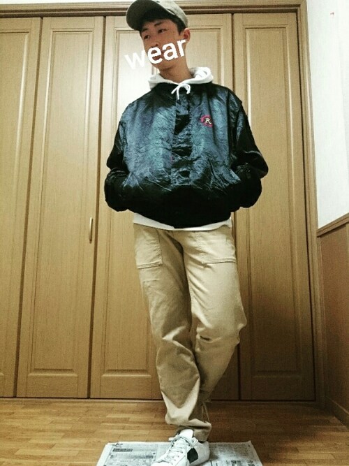 男子高校生 パーカーを使ったコーディネート Wear
