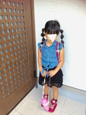 あーちゃんさん（キッズ・120cm）の夏コーディネート