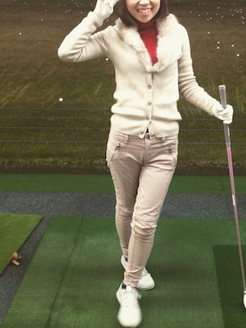 「アイテム（その他シューズ、グレー系）」を使った、Sさん（レディース・152cm）の冬コーディネート