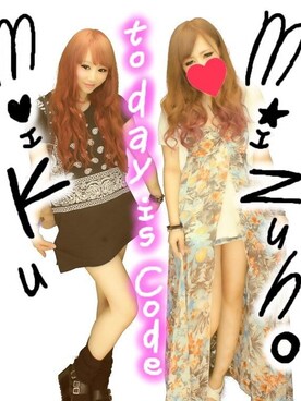 「dazzlin（ダズリン）のアイテム（サンダル、ブラック系）」を使った、みくぴすさん（レディース・159cm）の夏コーディネート