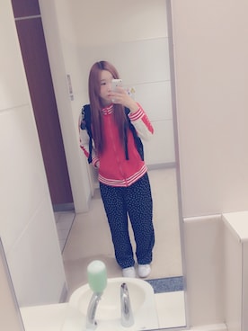 「WC（ダブル シー）のアイテム（ジャージ）」を使った、みくぴすさん（レディース・159cm）の秋コーディネート