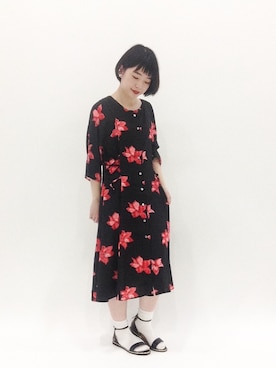 まみむさん（レディース・157cm）の春コーディネート