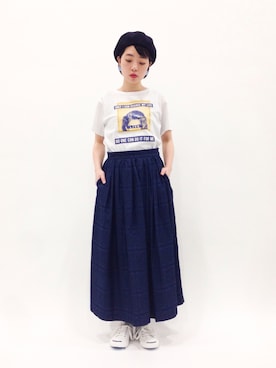 「Factor=（ファクターイコール）のアイテム（シューズ）」を使った、まみむさん（レディース・157cm）の春コーディネート