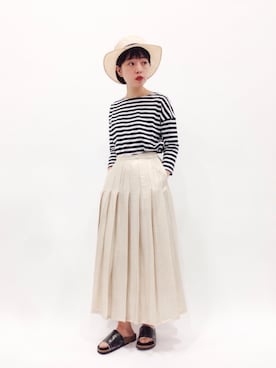 「Sara Sara（サラ サラ）のアイテム」を使った、まみむさん（レディース・157cm）の春コーディネート