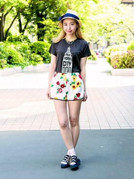 Let's get T-Shirt for WOMENさんのコーディネート