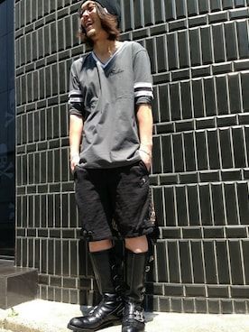 「L.H.P（エルエイチピー）のアイテム」を使った、kazuya muraiさん（メンズ・170cm）の春コーディネート